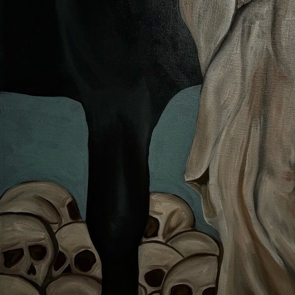لوحة جدارية حضن زائل | A Fleeting Embrace